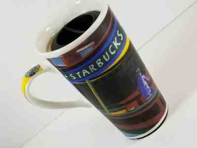 Edward Hopper Nighthawks D Burrows Chaleur Travel Mug Starbucks Preowned - Sold on eBay Jun, 25th 2019 for $19.99