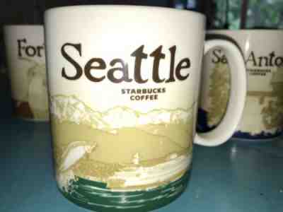Seattle Starbucks Mug 2009 16oz - Sold on eBay Jun, 25th 2019 for $20.50