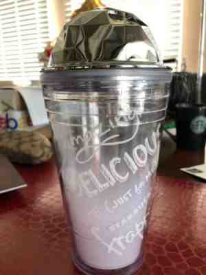 STARBUCKS COFFEE LIMITED EDITION GRANDE FRAPPUCCINO COLD CUP CHROME DOME NEW - Sold on eBay Jun, 25th 2019 for $15.00