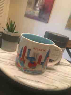 STARBUCKS  “ATLANTA” 2012 ~ YOU ARE HERE COLLECTION ~ 14 OZ. MUG COFFEE CUP - Sold on eBay Jun, 25th 2019 for $16.99