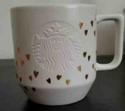 Starbucks white with gold stars Coffee Mug Cup Collection 2016 - Sold on eBay Jun, 25th 2019 for $19.95