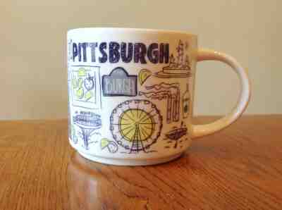 Starbucks Pittsburgh, PA Been There Series Mug 2018 Across the Globe Collection - Sold on eBay Jun, 25th 2019 for $18.95