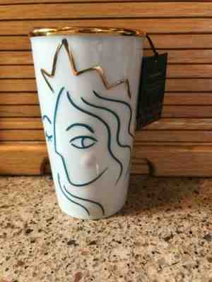 Starbucks  2017 Anniversary Collection Siren Mermaid Crown White Tumbler New - Sold on eBay Jun, 25th 2019 for $23.79