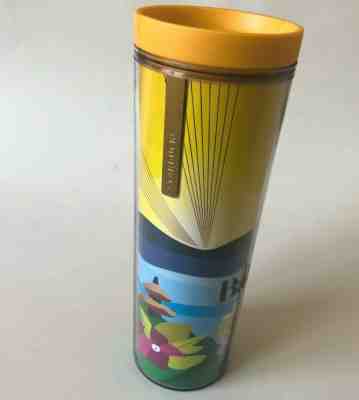 Starbucks Indonesia Bali Tumbler 16oz Limited Edition Collectible Floral Asia - Sold on eBay Jun, 25th 2019 for $37.50