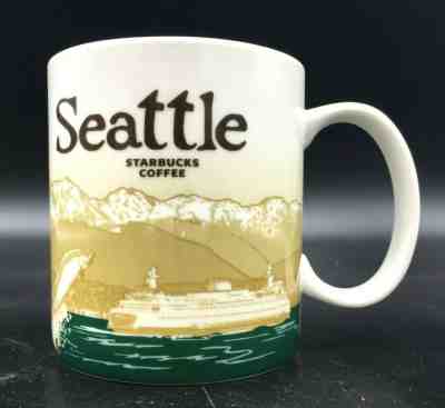 2010 STARBUCKS SEATTLE Collector Series Graphic Coffee/Tea Mug 16oz - Sold on eBay Jun, 25th 2019 for $19.98