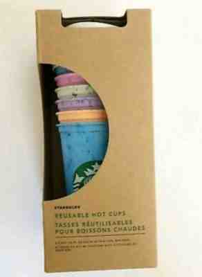 RARE 2019 Starbucks Reusable Hot Cups 6 Pack Lids Star Bucks NOT Color Changing - Sold on eBay Jun, 25th 2019 for $24.99