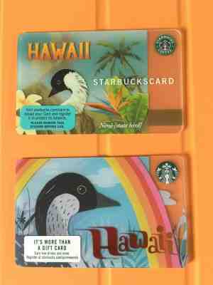 NEW & MINT! (2) PC 2019 & 2008 HAWAII STARBUCKS NENE GOOSE +(1) 2014 HOLO CARDS - Sold on eBay Jun, 24th 2019 for $21.25