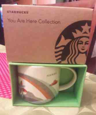 NIB With SKU STARBUCKS HAWAII, USA Rainbow  You Are Here (YAH)  14 Oz Mug. Rare - Sold on eBay Jun, 23rd 2019 for $28.00