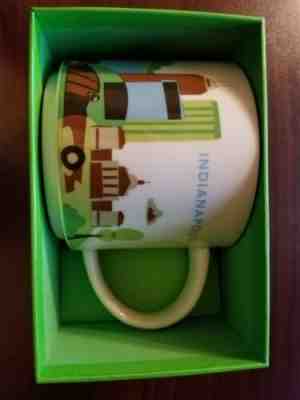 Starbucks INDIANAPOLIS you Are Here Coffee Mug Cup 14 Oz Collection 2015 - Sold on eBay Jun, 23rd 2019 for $17.99