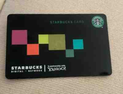 Starbucks Coffee Yahoo Digital Network Co Branded Gift Card 2010 Techie OLD LOGO - Sold on eBay Jun, 28th 2019 for $18.25