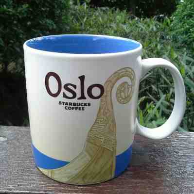 Original Starbucks City Mug 16 oz OSLO Series 2016-2017 Norway Discontinued - Sold on eBay Jun, 28th 2019 for $38.00