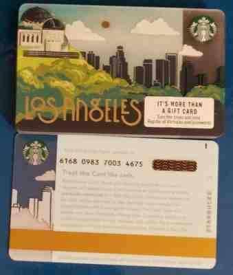 Fifteen 15 NEW STARBUCKS LA LOS ANGELES 2019 CITY GIFT CARD LOT bonus marker - Sold on eBay Jun, 28th 2019 for $15.95