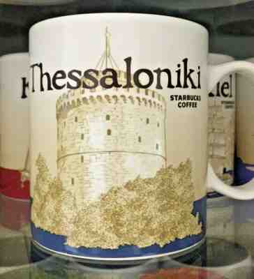 16oz Starbucks Coffee Global Icon Series City Mug Thessaloniki Greece WITH SKU - Sold on eBay Jun, 28th 2019 for $24.99