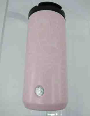 Starbucks Pink/ White Floral Patern Stainless Steel Tumbler 12 Oz - Sold on eBay Jun, 28th 2019 for $38.00