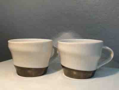 Starbucks Mug 2013 Hand Dipped Bronze Swirl Ceramic Cream Coffee Cup 12oz NEW - Sold on eBay Jun, 28th 2019 for $29.70