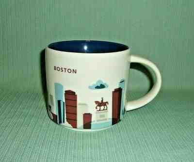 Starbucks "YOU ARE HERE" Collection Boston Massachusetts 14 Ounce Mug...NWT - Sold on eBay Jun, 28th 2019 for $28.99