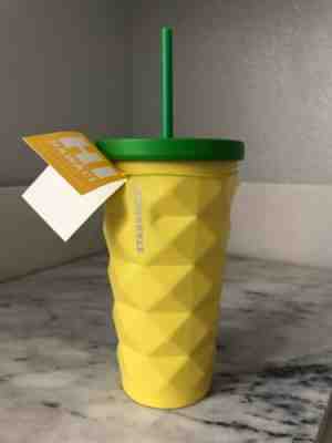 Starbucks Pineapple Tumbler Hawaii Exclusive Grande 16 Oz NWT 2016 - Sold on eBay Jun, 28th 2019 for $38.00
