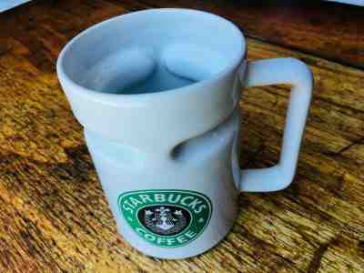 Starbucks Coffee Company Square Hotjo Ceramic Travel Mug Green Mermaid Logo - Sold on eBay Jun, 28th 2019 for $19.99