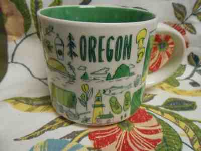 Starbucks Been There Series Oregon Mug Dated 2017 14 Oz Coffee Cup with sticker - Sold on eBay Jun, 28th 2019 for $24.95