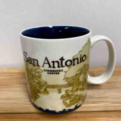 Starbucks San Antonio TX 2009 Global Icon Collector Series 16oz Coffee Cup Mug - Sold on eBay Jun, 28th 2019 for $19.99