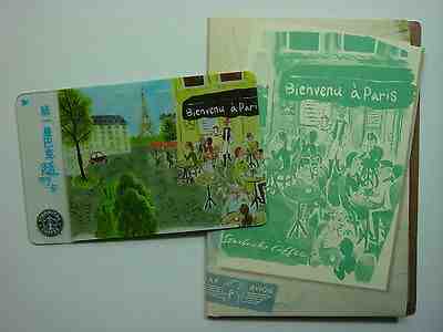 2008 Starbucks Taiwan #35~ BIENVENU a PARIS CARD/ SLEEVE - Sold on eBay Jun, 28th 2019 for $39.99