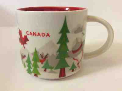 Starbucks Coffee 2013 CANADA Cup Mug You Are Here Series 14fl oz Grey Hat MINT! - Sold on eBay Jun, 28th 2019 for $26.99