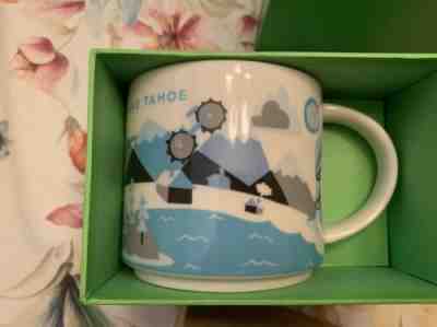 Starbucks Lake Tahoe you Are Here Coffee Mug Cup 14 Oz Collection 2015 - Sold on eBay Jun, 27th 2019 for $25.00