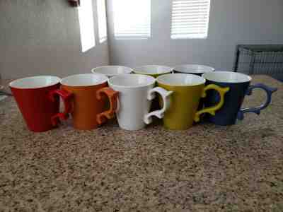 Starbucks TAZO Rococo Scroll Handle Multiple Colors Tea Coffee Mug 12 ounce - Sold on eBay Jun, 27th 2019 for $25.00