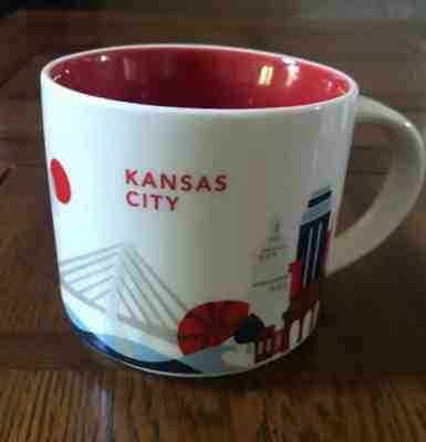 Kansas City 2015  Starbucks Mug 14 oz. You Are Here City Collection YAH Missouri - Sold on eBay Jun, 27th 2019 for $15.00