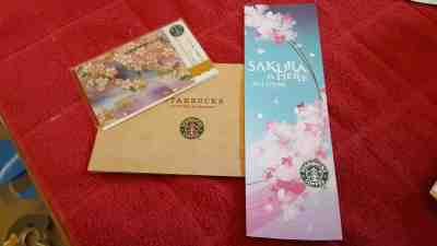 Most Beautiful STARBUCKS Japan SAKURA 2011 Gift Card w/Matching Bookmark US Sell - Sold on eBay Jun, 27th 2019 for $29.77
