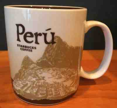 Barely Used Starbucks 2013 PERU GLOBAL ICON COLLECTOR SERIES Mug - Sold on eBay Jun, 27th 2019 for $26.00