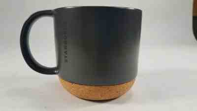 Starbucks Travel Ceramic Gun Metal Grey Mug 12oz Cork Bottom Turn Lid 2013 MINT - Sold on eBay Jun, 26th 2019 for $18.74