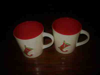  Lot of 2 Starbucks Mug Holiday Stocking 2006 17oz Christmas Winter Coffee Cup - Sold on eBay Jun, 25th 2019 for $26.99