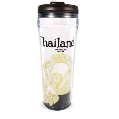 Starbucks Thailand Tumbler Travel Mug Thailand Coffee Tea 12oz 2004 - Sold on eBay Jun, 25th 2019 for $17.79