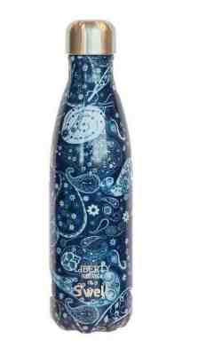 Starbucks Swell Liberty Fabric Water Bottle Stainless Steel Blue Paisley 17 oz - Sold on eBay Jul, 4th 2019 for $37.99