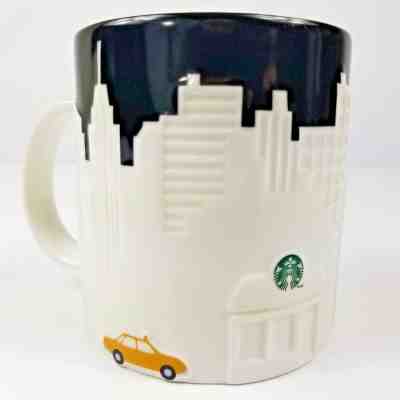 Starbucks New York City Mug Cup Skyline 2012 Collectors Series NY City Taxi Euc - Sold on eBay Jul, 4th 2019 for $29.77