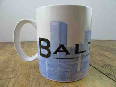 Starbucks 2002 Barista Skyline Series One Mug  BALTIMORE (Charm City) 18 Oz.Blue - Sold on eBay Jul, 4th 2019 for $21.84