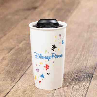 STARBUCKS NEW DISNEY PARKS 2015 CERAMIC TO GO TRAVEL TUMBLER MUG 1ST EDITION 12  - Sold on eBay Jul, 4th 2019 for $59.99