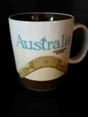 Starbucks Coffee Mug Australia 2009 Global Icon Collectors Series 16 oz Cup - Sold on eBay Jul, 4th 2019 for $35.00