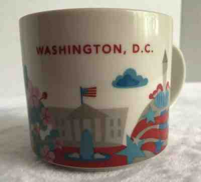 STARBUCKS WASHINGTON DC YOU ARE HERE COFFEE MUG CUP 14 OZ. COLLECTION  YAH - Sold on eBay Jul, 4th 2019 for $17.95