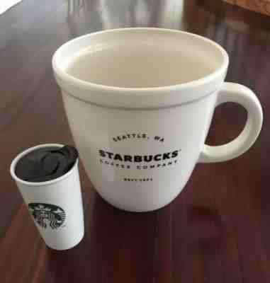 ~12” Diameter - Limited Edition Starbucks 138 oz. Abbey Mug (almost 1 Gallon) - Sold on eBay Jul, 3rd 2019 for $175.00