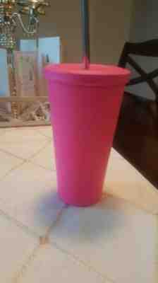 Starbucks Hot Pink Matte Stainless Steel Cup 16oz Brand New HTF - Sold on eBay Jul, 3rd 2019 for $70.00