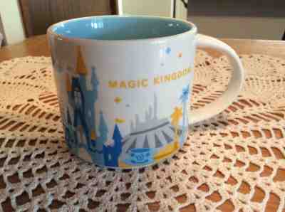 Magic Kingdom Disney Parks (You Are Here) Starbucks 14Oz 3 1/2" Tall Retired - Sold on eBay Jul, 3rd 2019 for $34.99