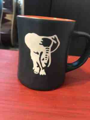 Starbucks 2011 Matte Laser Etched ELEPHANT grey with orange 16oz Coffee Mug Cup - Sold on eBay Jul, 3rd 2019 for $20.00