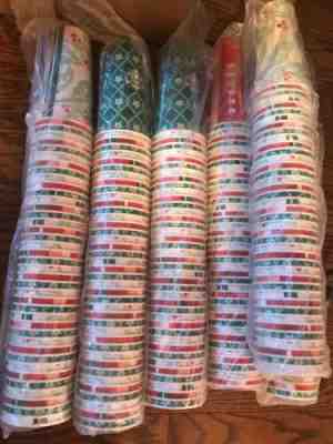 40 NEW Starbucks Holiday Christmas Disposable Paper Cups Sealed Sleeve 16oz LotC - Sold on eBay Jul, 3rd 2019 for $29.50