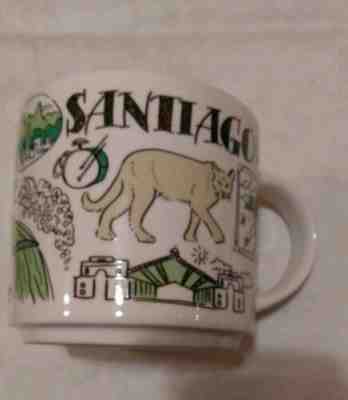 SANTIAGO, Chile Starbucks Mug, Been There Series, shipped from US