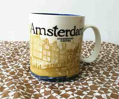 16 oz Starbucks Mug Cup Amsterdam City Collector Series Mug - Sold on eBay Jul, 3rd 2019 for $39.99