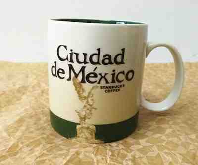 16 oz Starbucks Mug Ciudad de Mexico City Collector Series Mug - Sold on eBay Jul, 3rd 2019 for $39.99