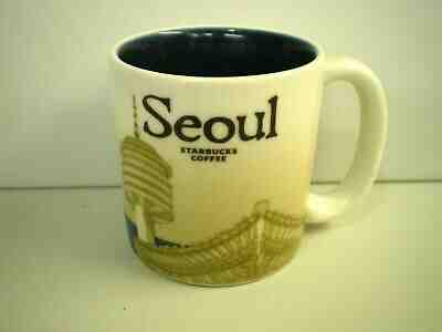 Starbucks SEOUL KOREA Small MINI 2-3/8" Tall CITY ICON Demitasse COFFEE MUG Cup - Sold on eBay Jul, 3rd 2019 for $36.99