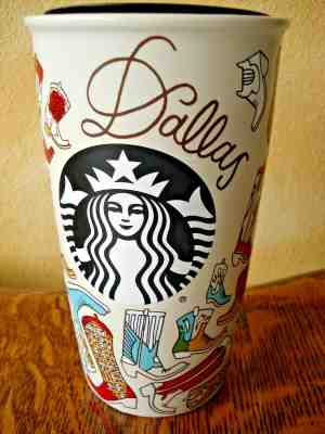 Starbucks Dallas 2016 Local To Go Cup Travel Tumbler Mug Texas Cowboy Boots New! - Sold on eBay Jul, 2nd 2019 for $49.00